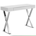 Modway Furniture Sector Console Table, White EEI-2048-WHI-SET